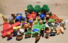 Playmobil 123 Figuren Tiere Fahrzeuge Lok Motorrad Ampel Baum Zaun - aussuchen