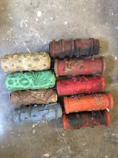 9x Musterwalzen Malerwalzen Strukturwalze 50er Jahre  - 15cm Gummi weich (7300)