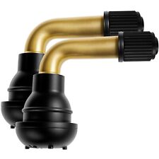 2 x Winkelventil Rollerventil Roller Ventil gewinkelt Scooter Moped Snap-in