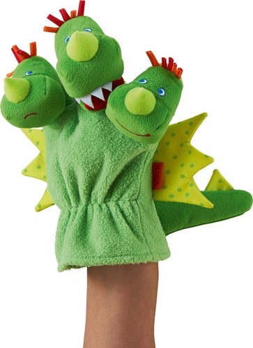 Haba handpuppe drache 300488 - handpuppe,