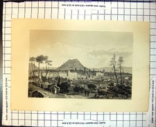 Original alter antiker Druck