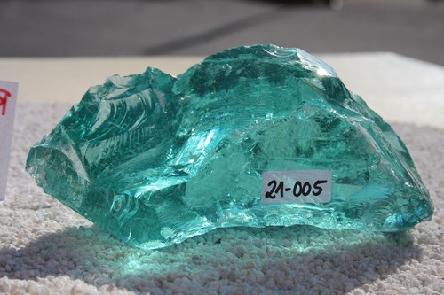 Glasbrocken single türkis 2kg - türkis,