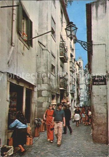 Lisboa alfama antiga - lisboa,