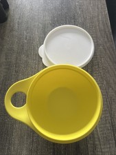 Tupper Aufbewahrung 600 Ml Sonnengelb Mit Deckel Luftdicht Verschlossen