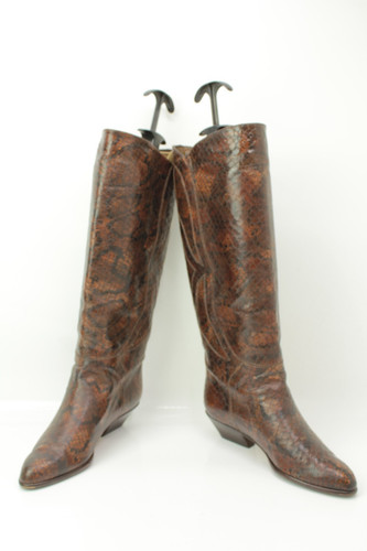 Vintage nos damenstiefel leder - vintage,