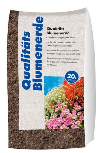 Qualitäts blumenerde l - 20,