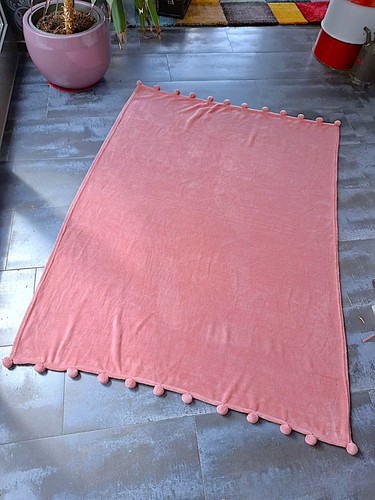 Wolldecke 130x190 rosa - wolldecke,