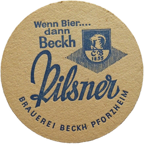 Alter bierdeckel brauerei - alter,