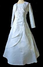 Kommunionkleid +/- Bolero Gr. 128 -134- 140 Kommuniosnkleid Kommunion neu LUXA