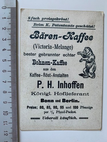 Werbung 1900 bären kaffee - um, bären-kaffee