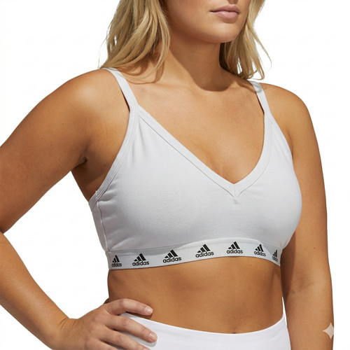 Adidas sport bustier weiß - sport,