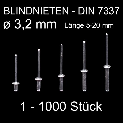 Blindnieten popnieten alu - popnieten,