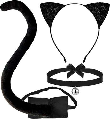 Katzenkostüm zubehör set - katzenkostüm,