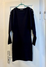 Orsay Strickkleid Perlen Fledermaus Ärmel Feinstrick Dunkelblau Dark Blue Gr. 36