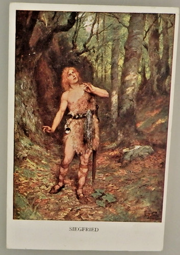 Kunstpostkarte szene oper - kunstpostkarte,