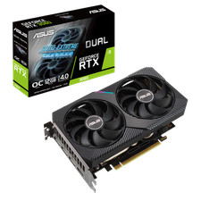 Grafikkarte ASUS Dual GeForce RTX 3060 V2 OC LHR Grafikkarte - 3x DisplayPort, 1