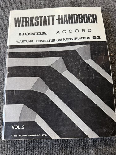 Honda accord werkstatthandbuch - honda,