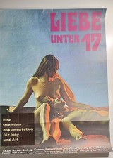 Filmplakat LIEBE UNTER 17 A1 Filmposter Eva Mattes Erotik 1971 Cinerama EA