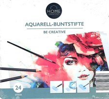24 Aquarell-Buntstifte in der Blechdose - Neu & OVP