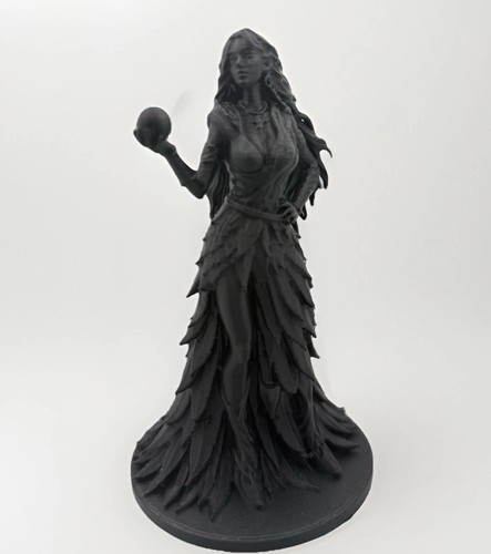 Mystische hexe figur schwarz - mystische,