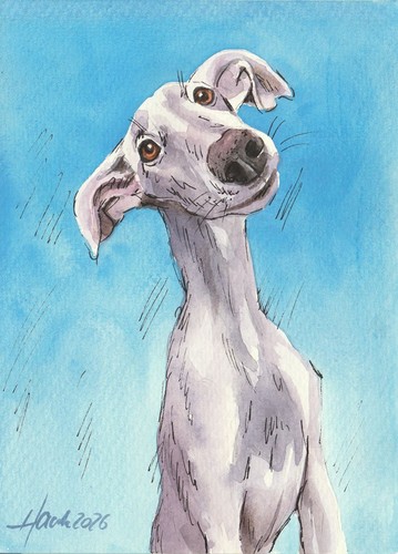Original aquarell - original,