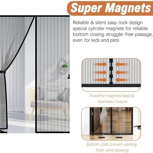 Magnetische gittertür - magnetische,