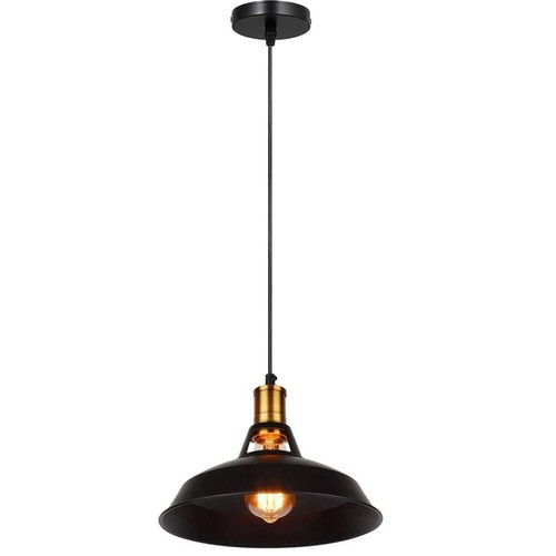 Schwarze pendelleuchte retro - schwarze,
