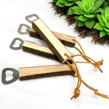 10x Holz Flaschenöffner