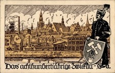 Künstler Ak Zwickau in