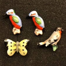 Porzellan Figuren - Vögel +