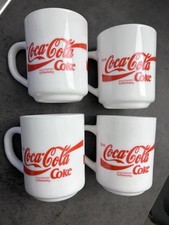 Coca Cola Tassen 4er Set Sammeltassen Vintage