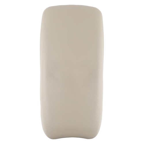 Beige leder armlehne - beige,