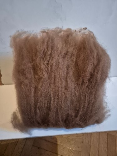 Rehbraune alpakawolle 50g - alpakawolle,