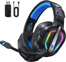 Fachixy FC200 Wireless Gaming Headset, 2.4G Bluetooth Headset mit Mikrofon für