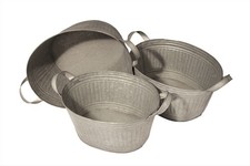 Blechwannen 3er Set Blumentopf