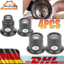 Uhrmacherlupe Juwelier Okular Lupenbrille Monokular 5x 10x 15x 20x Lupenbrille