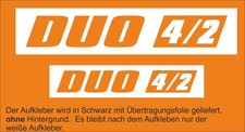 DUO 4/2   Aufkleber Simson