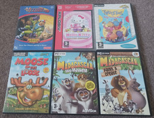 PC Kinder Spielepaket X6 Hello Kitty Madagaskar Tweenies Elch auf dem losen Meteor