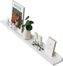 Wandregal Weiß Bilderleiste