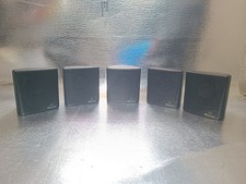 5x Magnat Satelliten Lautsprecher Boxen Speaker Schwarz