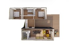 70,9qm Bungalow Tiny House