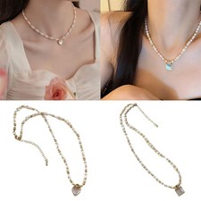 Modische Halskette, schickes, trendiges Schmuck-Accessoire für Feiern,