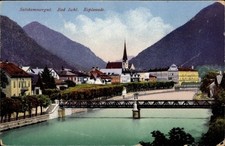 Ak Bad Ischl in Oberösterreich, Salzkammergut,  Esplanade, Brücke,... - 4945540