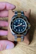 Vintage Uhr Nautilus Diver Submarin Taucher Uhr Monnin MRP Case Quartz