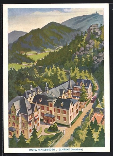 Künstler schierke - künstler-ak,