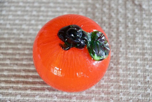 Orange aus glas frankreich - glas,