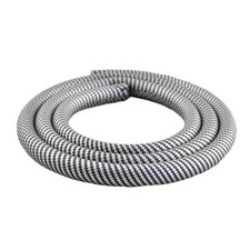 Shisha Silikonschlauch Soft Touch Carbon Silber 150 cm geschmacksneutral 
