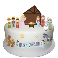 Weihnachten eßbar Muffin