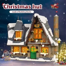 Mould King 16049 Streetview Weihnachts-Haus Baukasten – MOC Modell, O Kinder,🎁