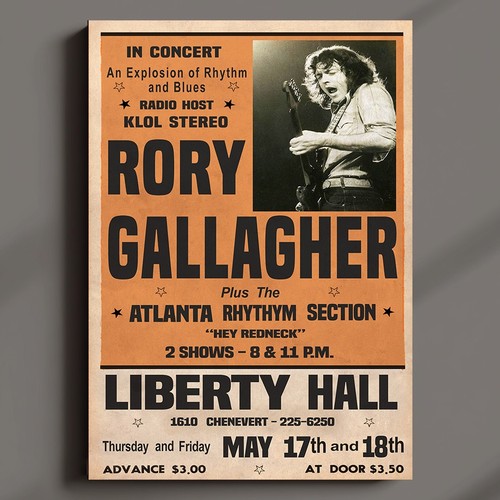 Rory gallagher poster - ,